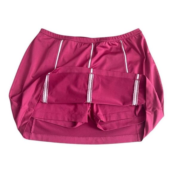 Izod Cool FX Skort Skirt Size Large Pink Pull On Stretch Golf Pickleball Active - Picture 2 of 6